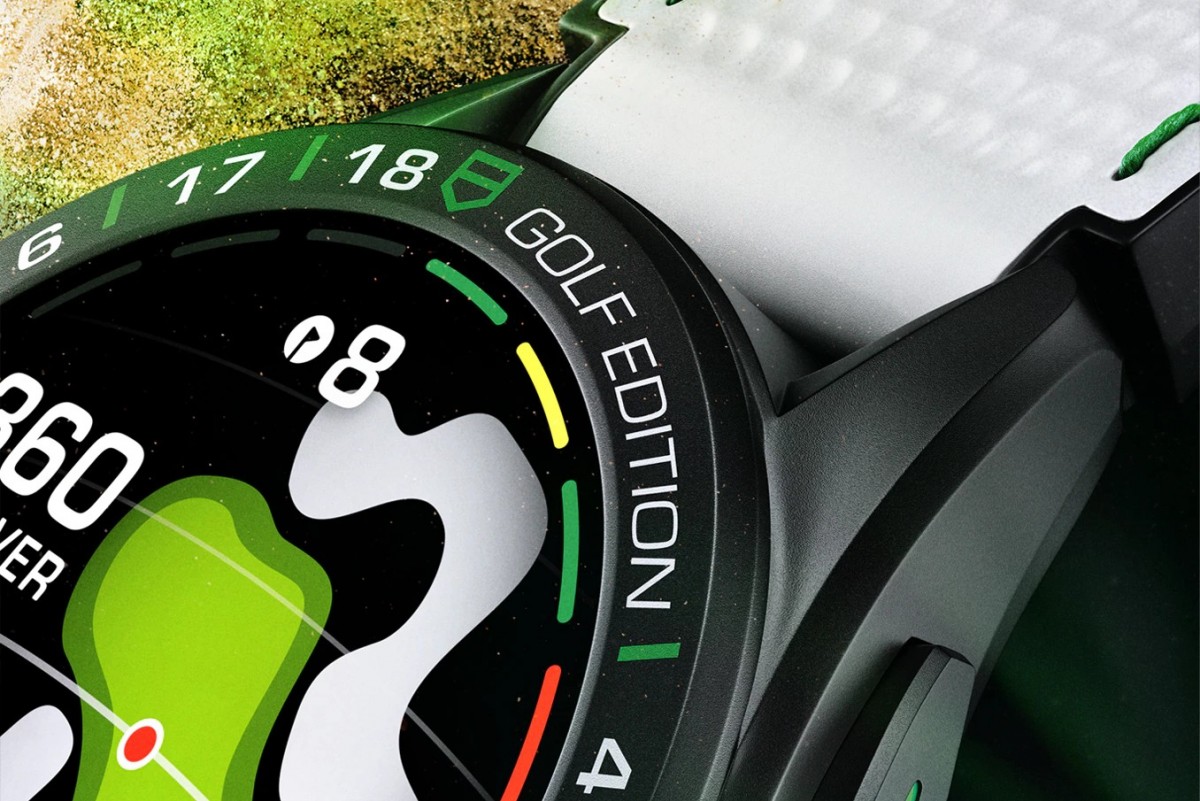 Die Tag Heuer Calibre E4 Golf Edition bietet erweiterte Tracking-Funktionen für den Golfer