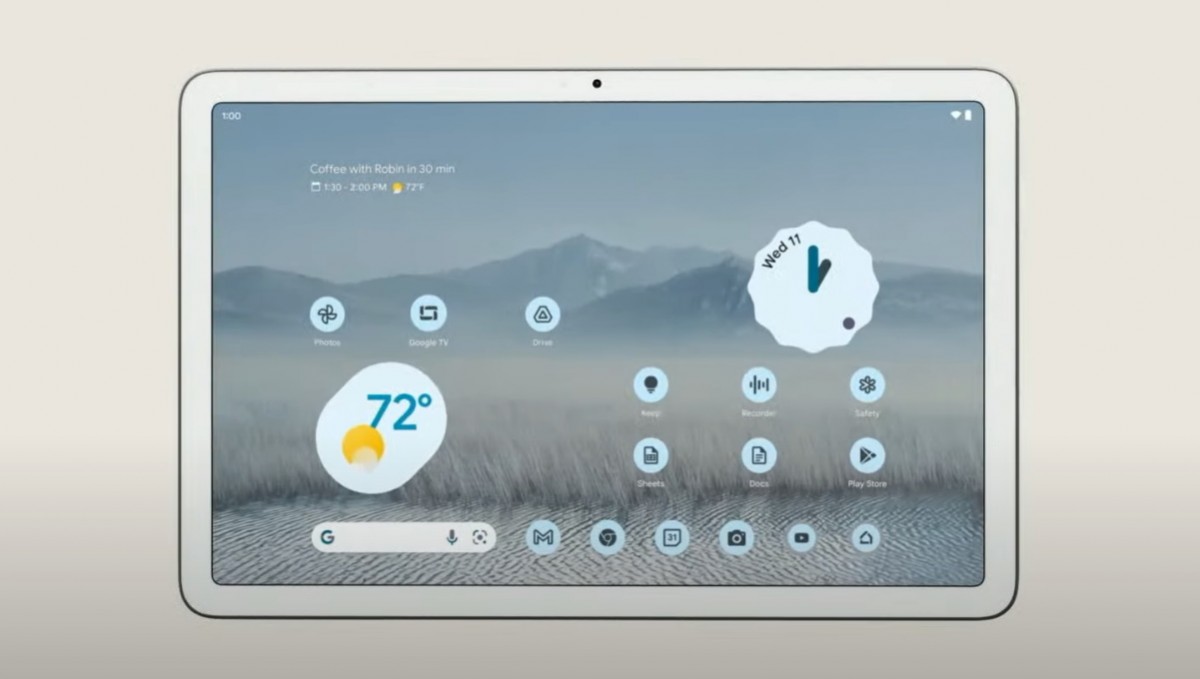 Tablet Google Pixel Pertama