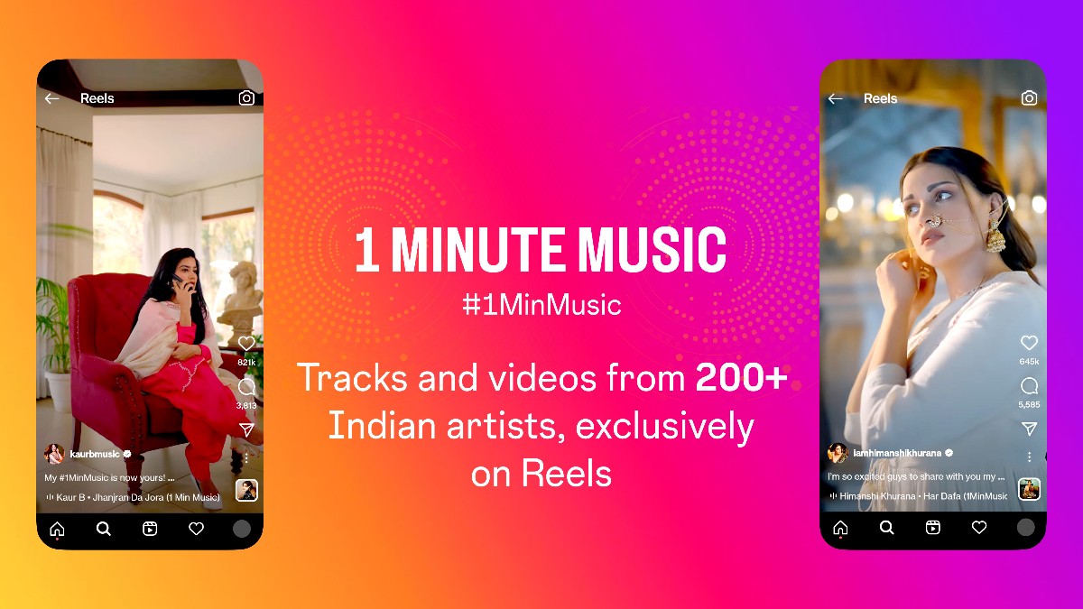 ‘1 Minite Music’ introduced for Instagram Reels in India