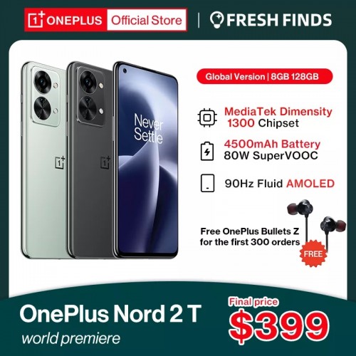 OnePlus Nord 2T répertorié sur le site Web du détaillant avec les spécifications, le prix et les images