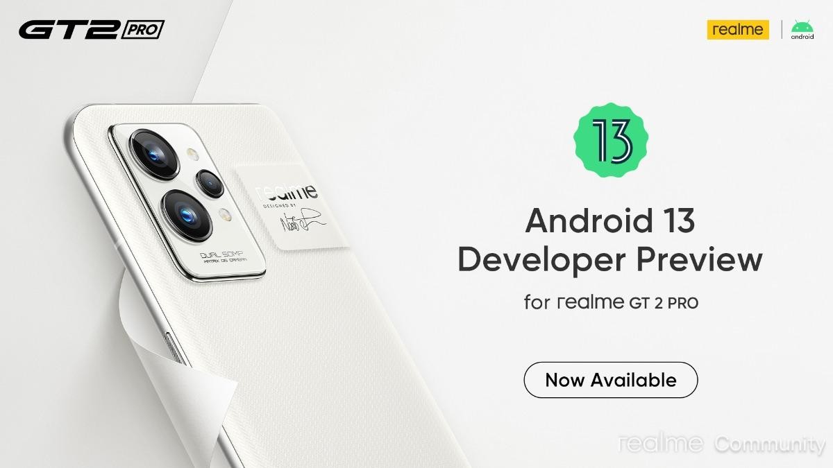 Android 13 Beta 1 is now available for download for the Oppo Find X5 Pro and Realme GT2 Pro
