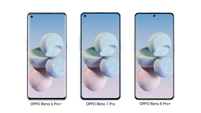 Oppo Reno8 Pro display render