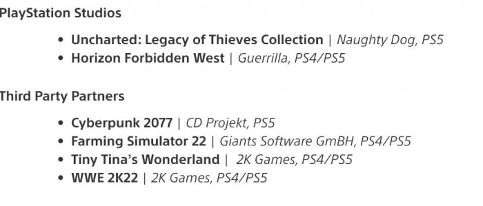 Sony deelt lijst met games voor zijn PlayStation Plus-abonnement met drie niveaus