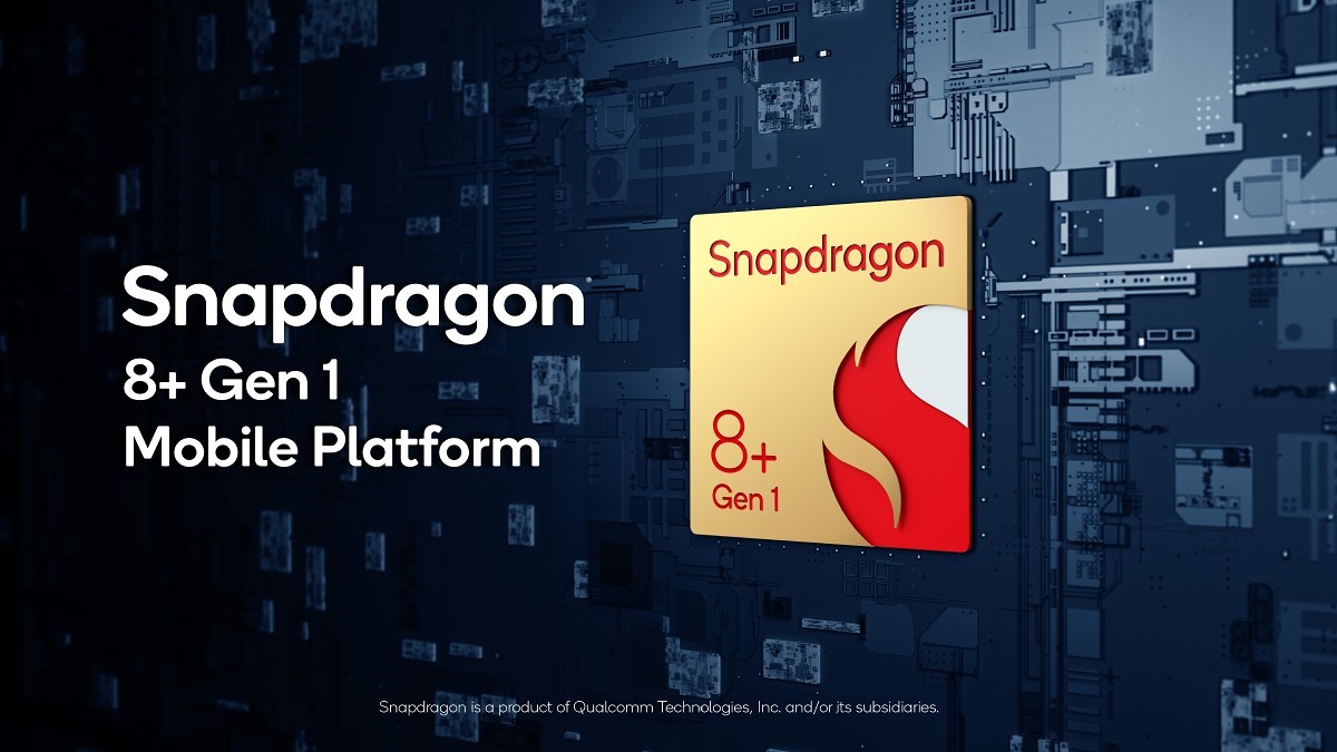 Qualcomm Snapdragon 8+ Gen 1 unveiled: 30% more efficient CPU and GPU, 10% faster