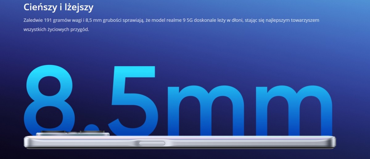 Realme 9 5G'nin Avrupa versiyonu yanlışlıkla şirketin web sitesinde görünüyor