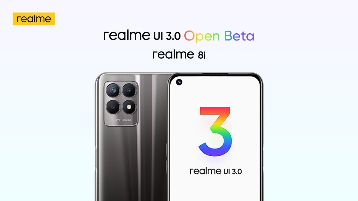 Realme announces Realme UI 3.0 early access program for Realme 9i, open beta for 8i