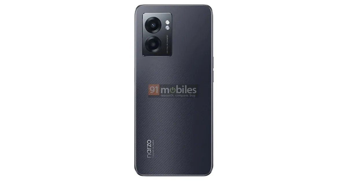 Realme Narzo 50 5G renders leak ahead of its launch in India