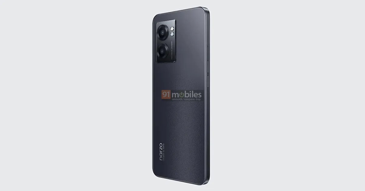 Realme Narzo 50 5G renders leak ahead of its launch in India