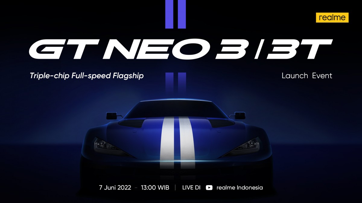 Realme GT Neo 3T launching on June 7