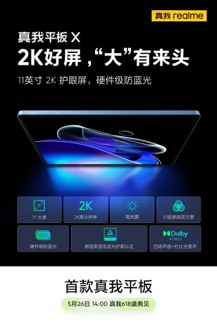 Realme Pad X - Full tablet specifications