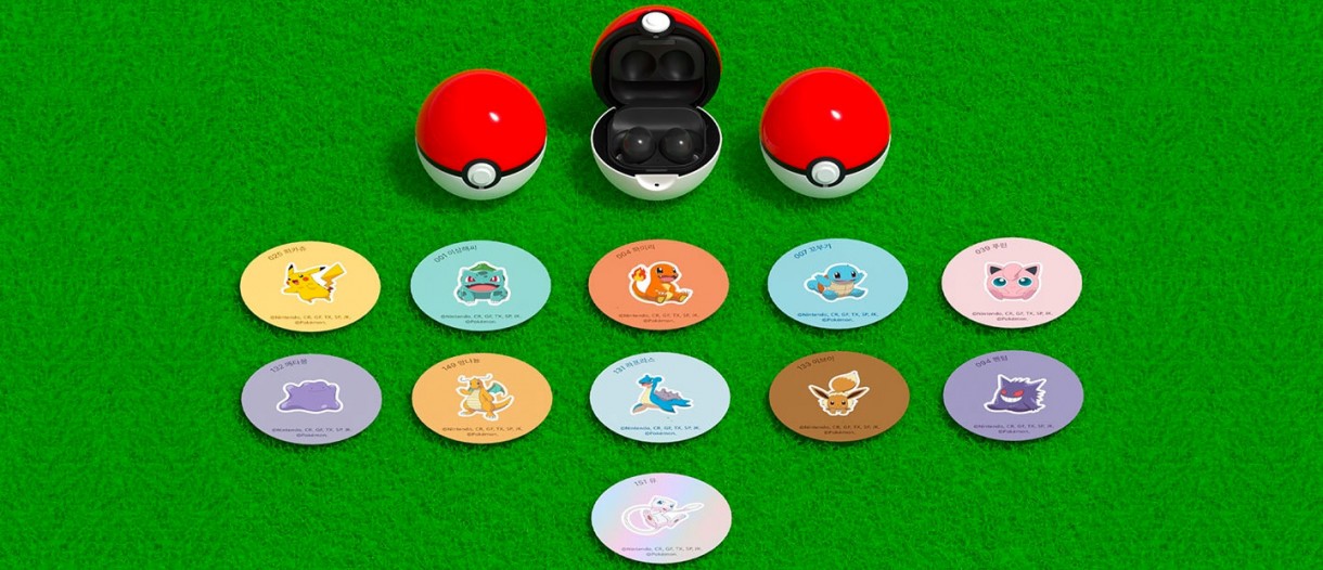 Pokemon Edition Galaxy Buds 2 for Korea 