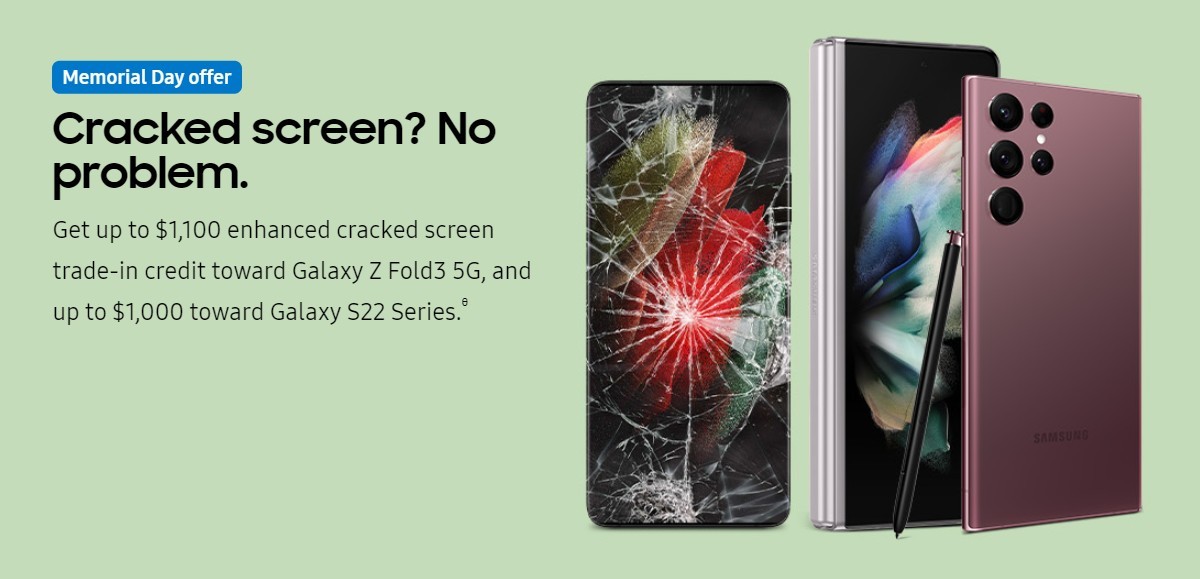 Samsung US deal: phones with cracked screens pay out as well as those in good condition