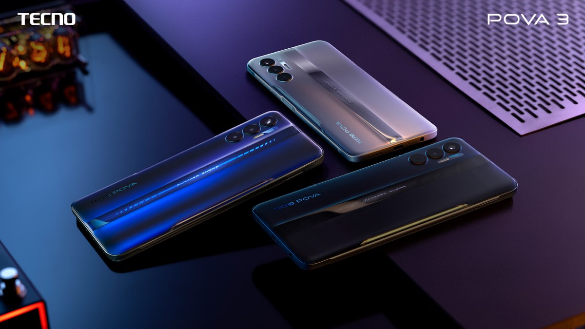 Tecno Pova 3 announced with 90Hz LCD and 7,000 mAh battery