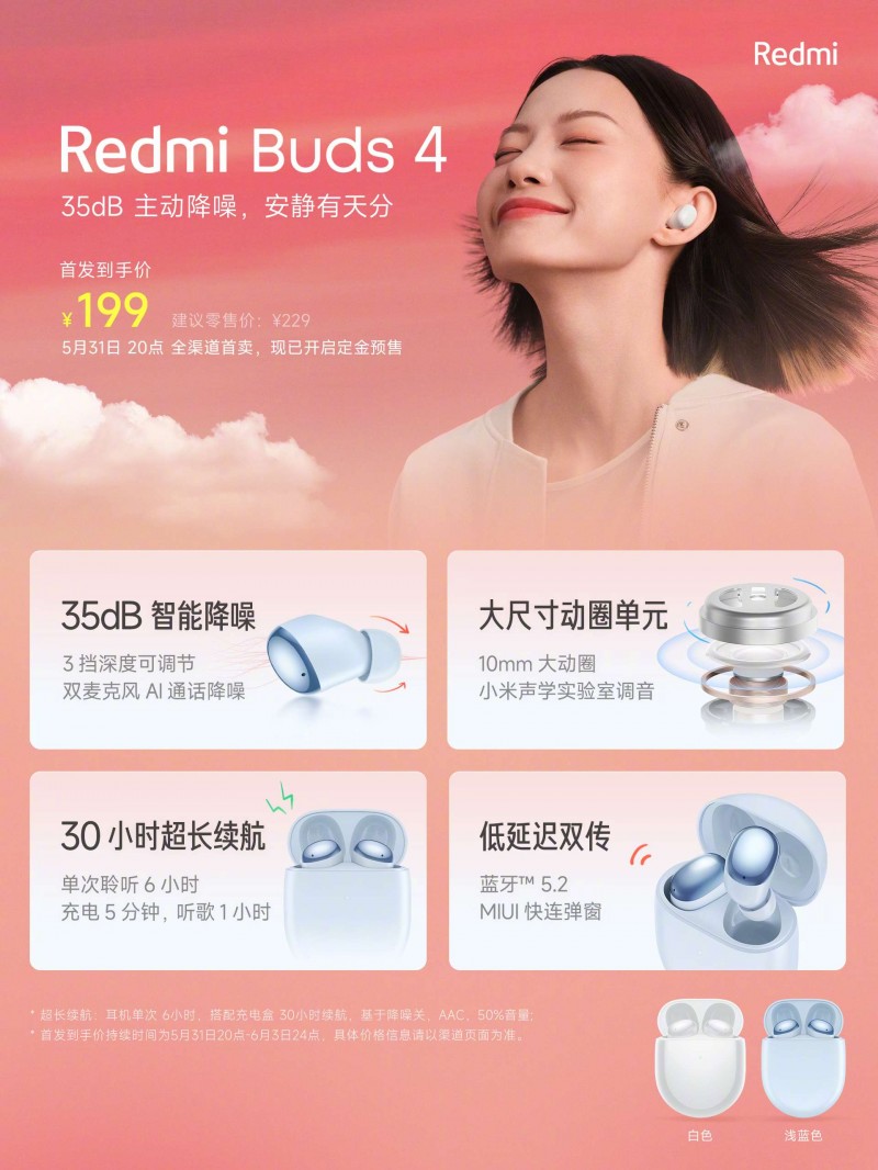 Xiaomi unveils Mi Band 7, Redmi Buds 4 and Redmi Buds 4 Pro