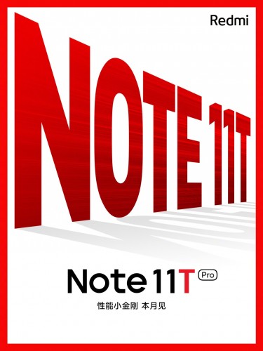 Redmi Note 11T Pro llegará este mes