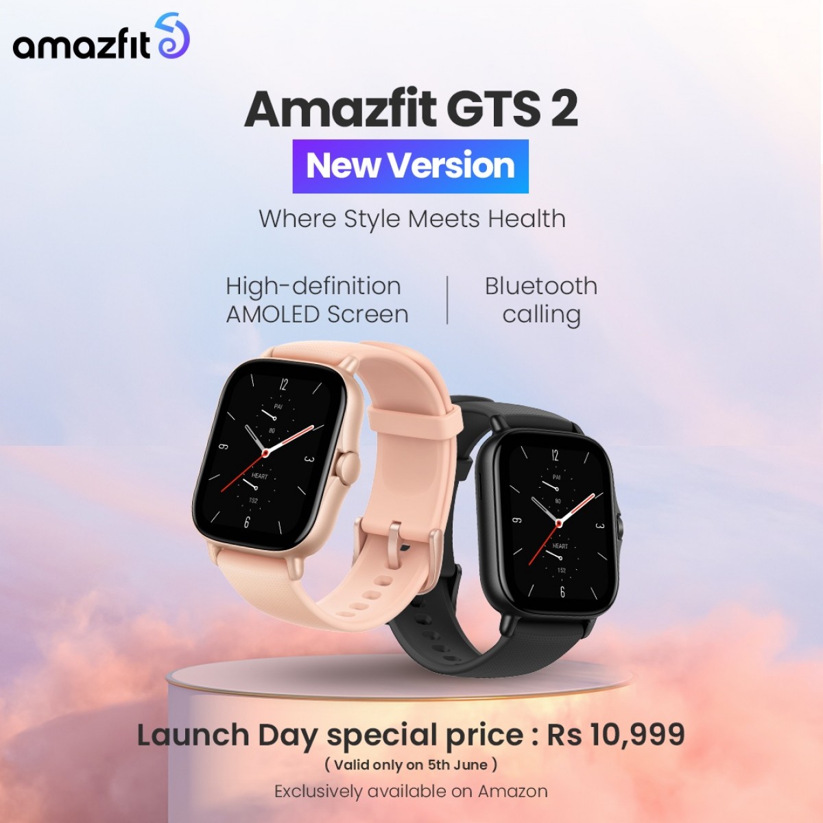 New version of Amazfit GTS 2 launches in India with a lower price