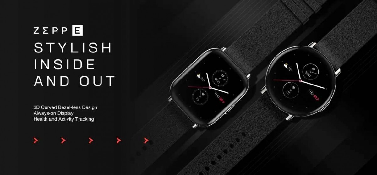 Amazfit's ZEPP E is both round and square, on sale now