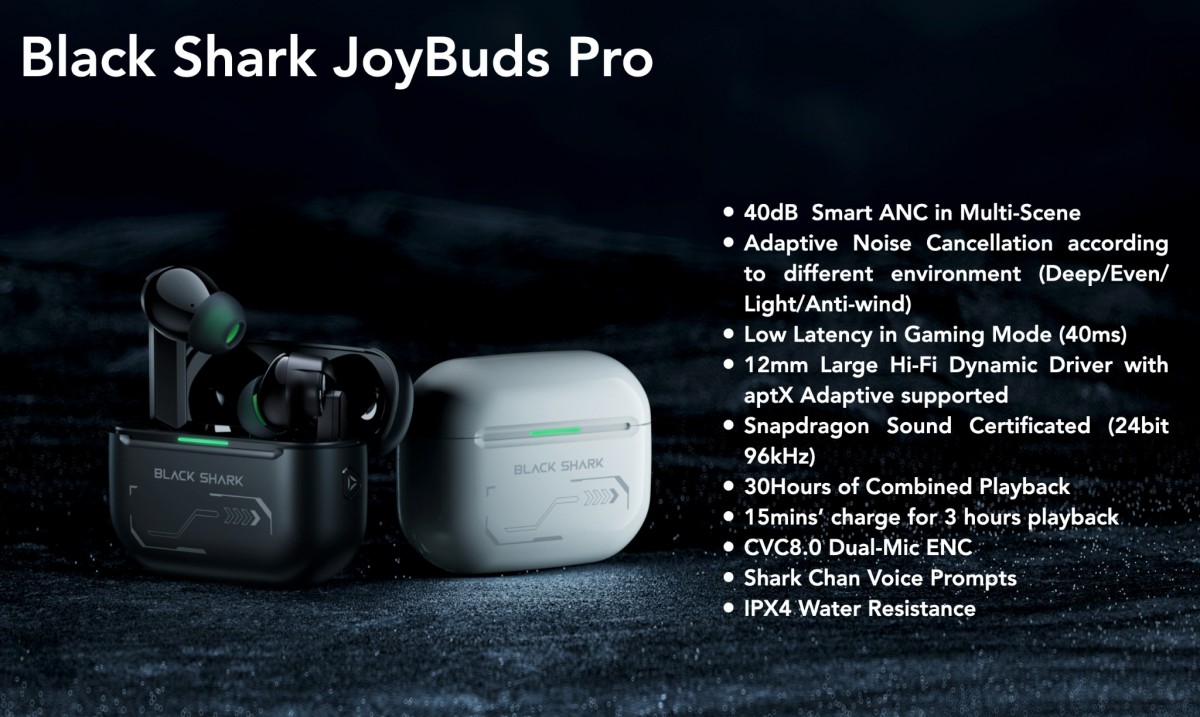 Black Shark 5 & 5 Pro launched globally, JoyBuds Pro TWS in tow