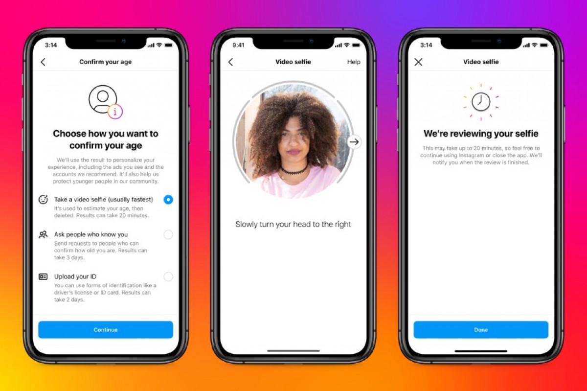 Instagram tests age verification via video selfie and social vouching