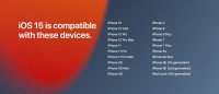 Listas de compatibilidad para las versiones anteriores: iOS 15