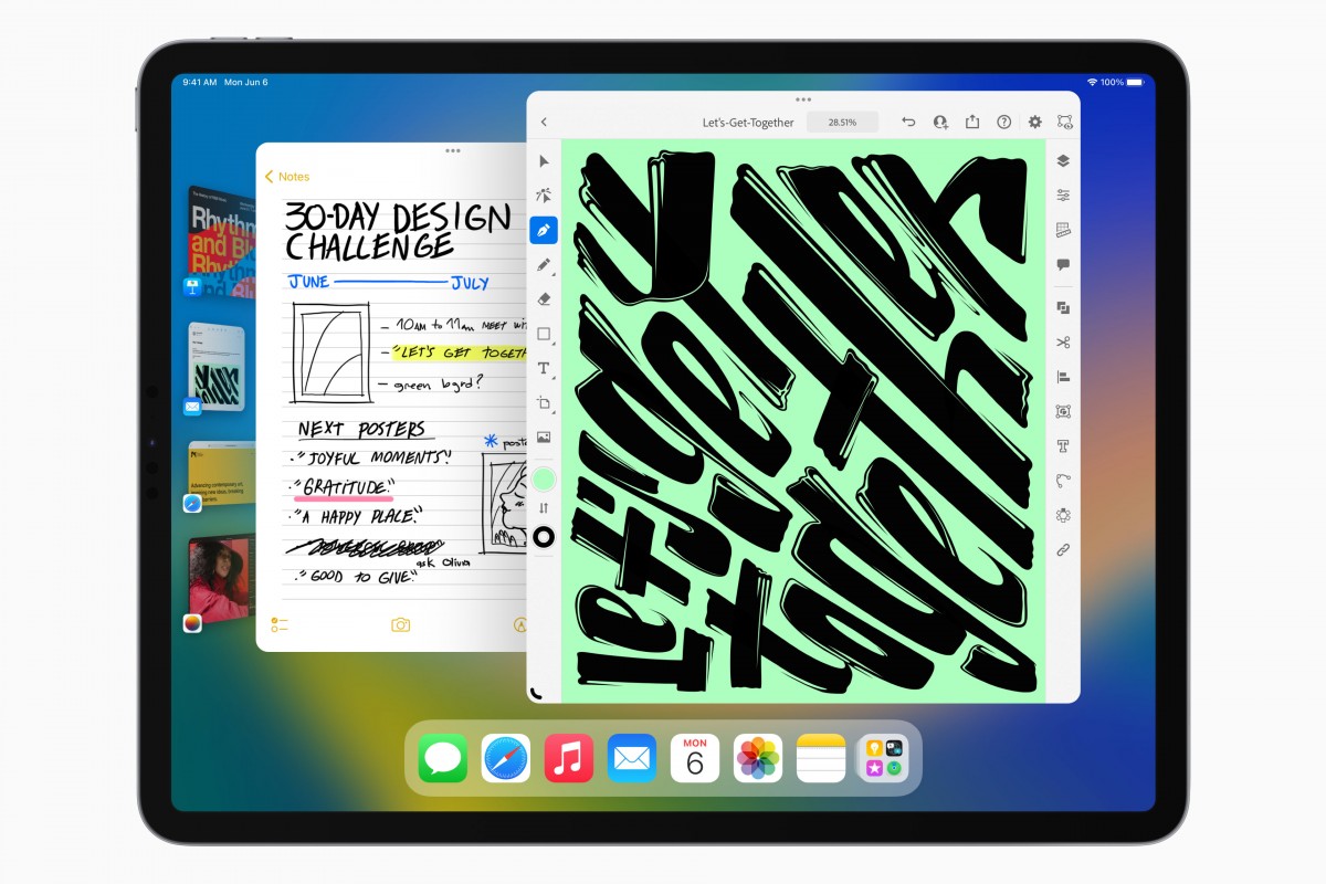 Model iPad Air 5 64GB tidak memiliki iPadOS 16 Virtual Memory Swap