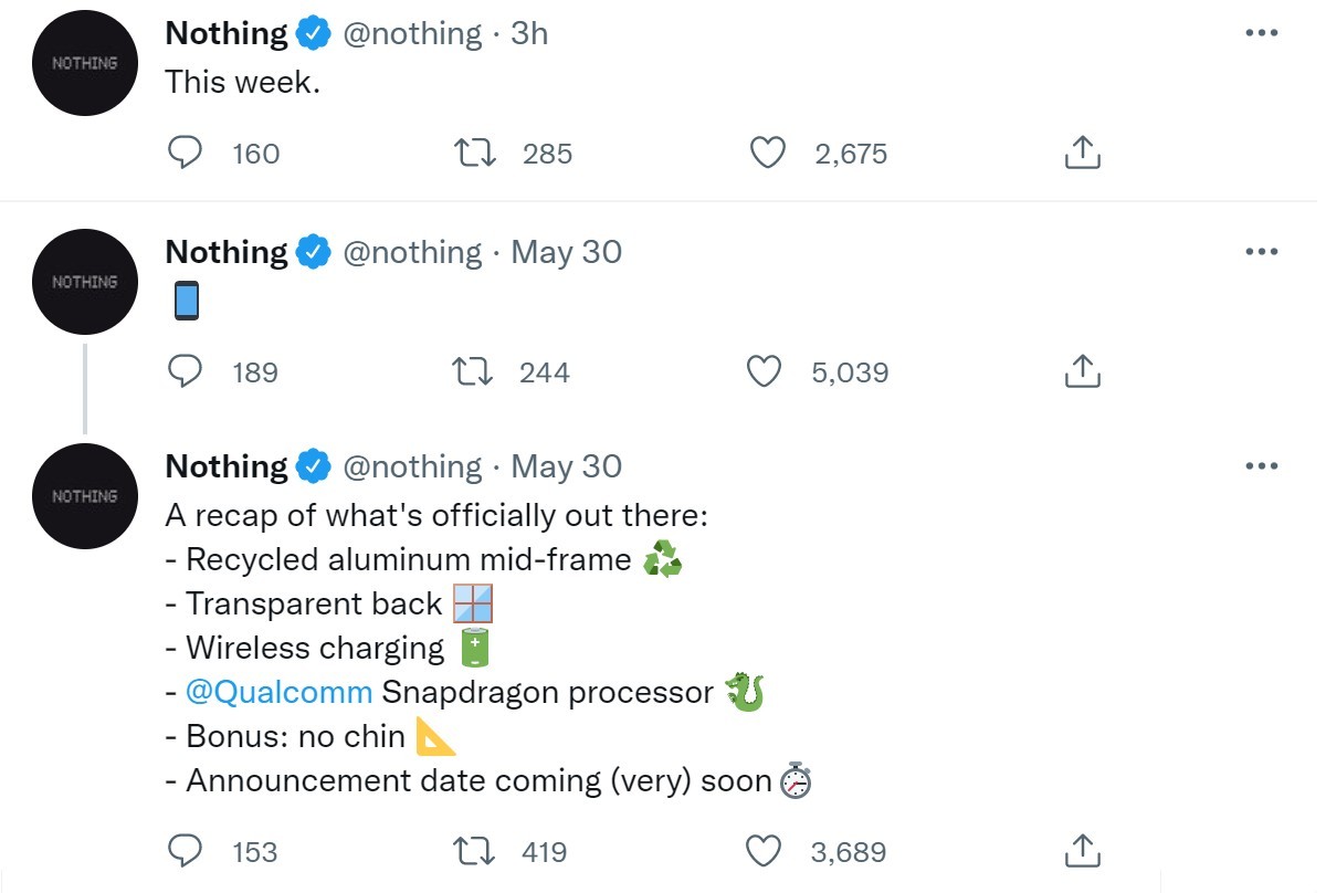 The Nothing Phone (1) could be announced this week