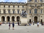 The Louvre museum and surrounding area