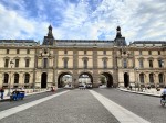 The Louvre museum and surrounding area