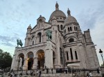 Montmartre at the Sacre-Coeur at dusk