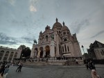 Montmartre at the Sacre-Coeur at dusk