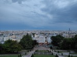 Montmartre at the Sacre-Coeur at dusk