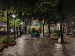 Montmartre and Gare Saint-Lazare at night