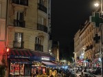 Montmartre and Gare Saint-Lazare at night