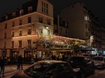 Montmartre and Gare Saint-Lazare at night