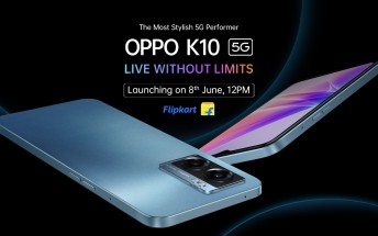 Oppo K10 5G launching in India on June 8 with different design and specs