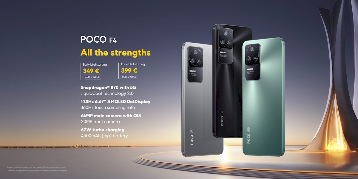 Poco X4 GT arrives with Dimensity 8100, Poco F4 brings an SD870