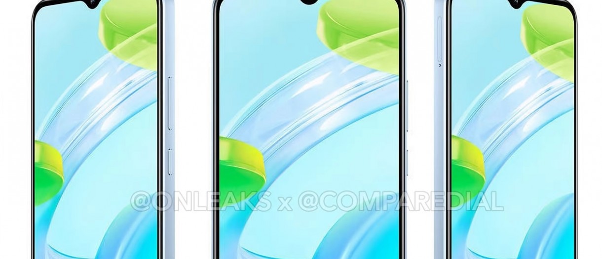 Realme C30 renders revealed in two colour options