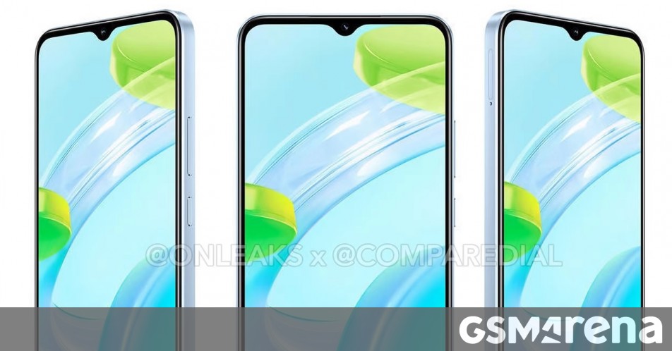 Realme C30 renders revealed in two colour options