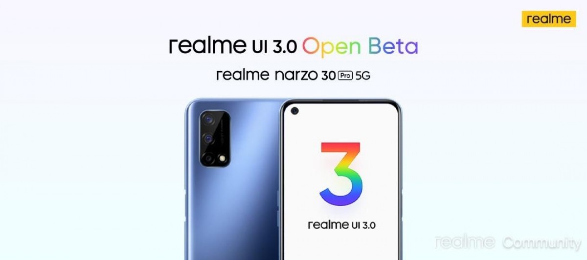 Realme UI 3.0 open beta announced for Narzo 30 Pro 5G