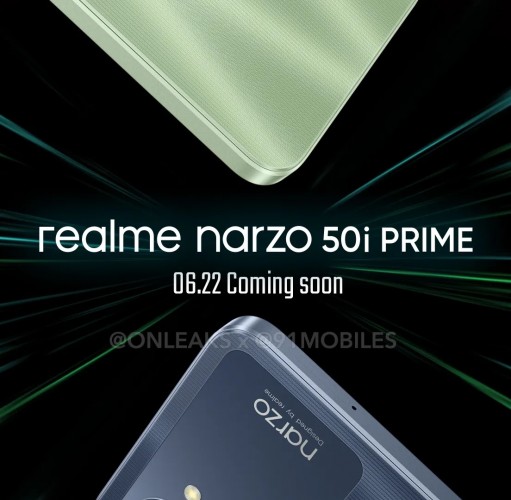 Realme Narzo 50i Prime'ın görüntüleri ortaya çıktı