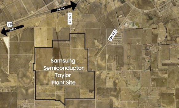 Le Site De L'Usine De Samsung À Taylor, Texas