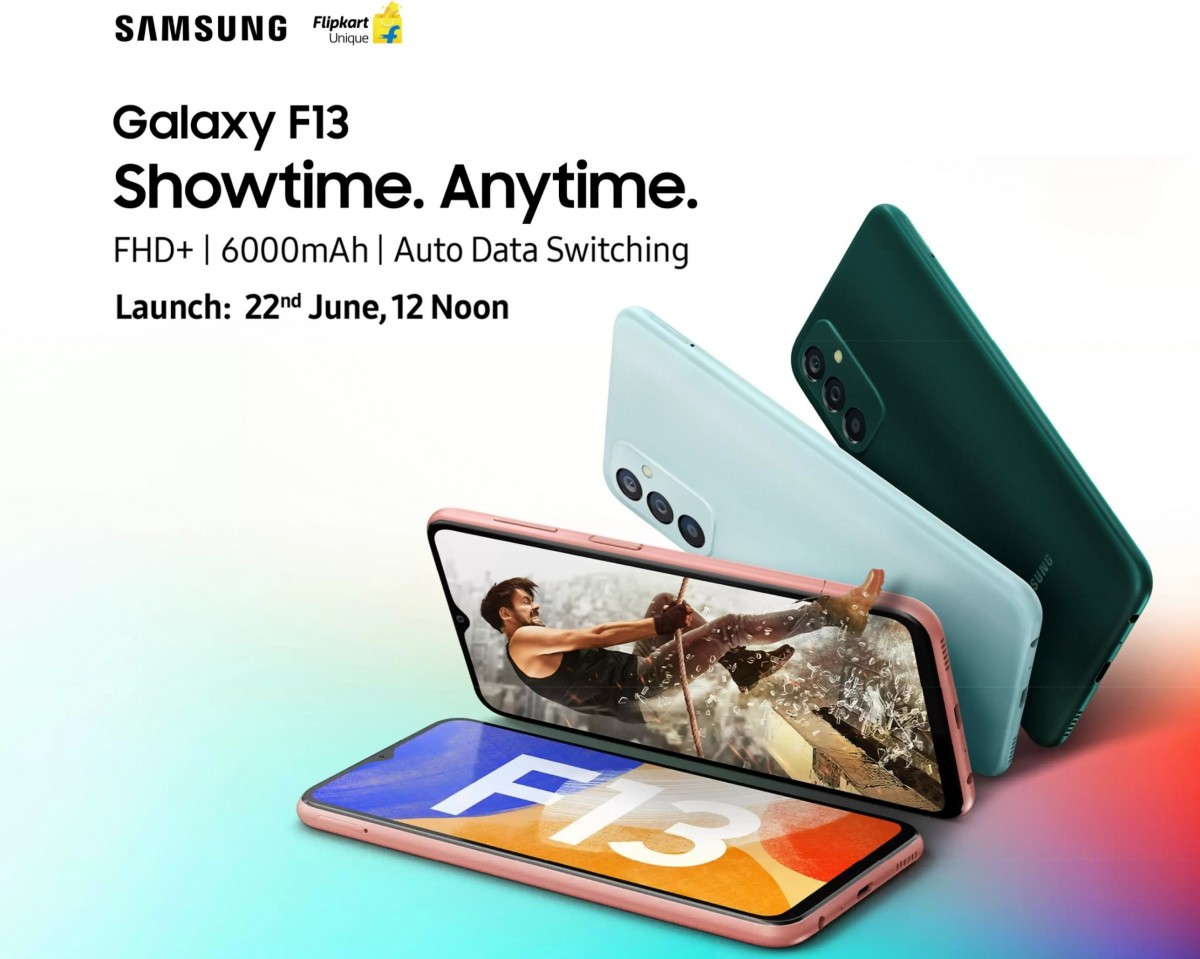 Samsung Galaxy F13's launch date, design, and key specs revealed
