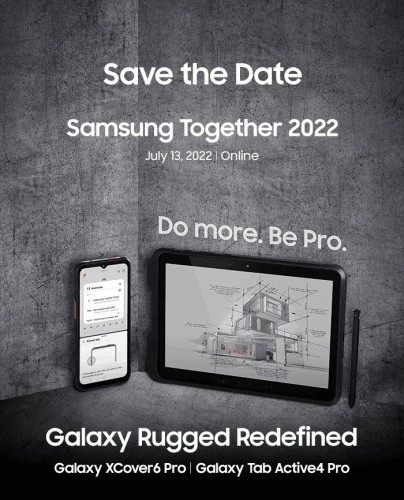 Galaxy XCover 6 Pro and Tab Active4 Pro event poster