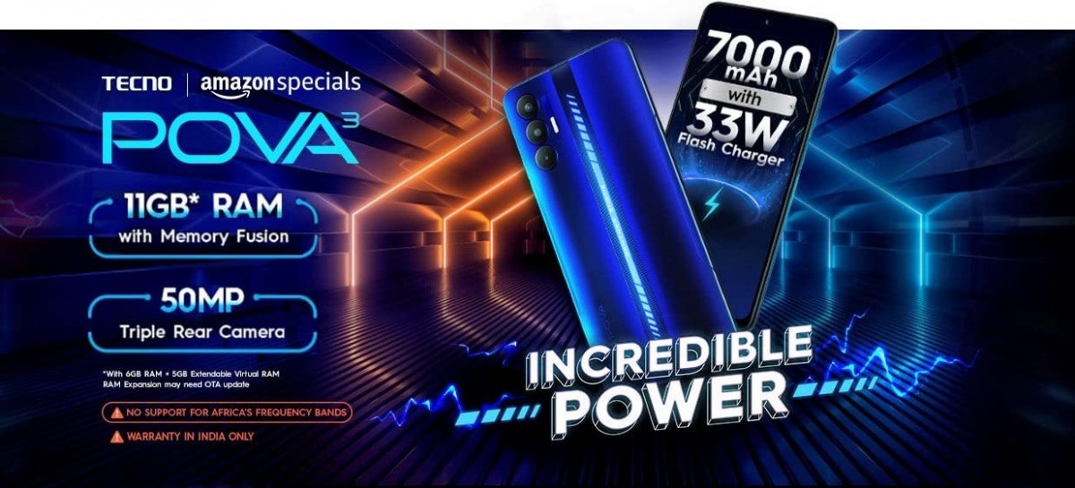 Tecno Pova 3 launching soon in India