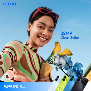 Tecno Spark 9 Pro display and selfie cam