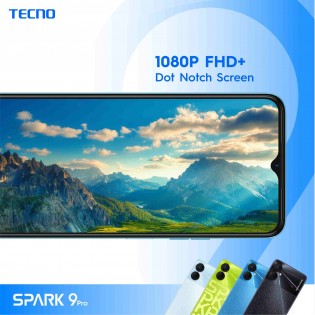 Tecno Spark 9 Pro display and selfie cam