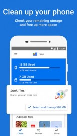 Google Files includes automated tools to help you delete old, unwanted files