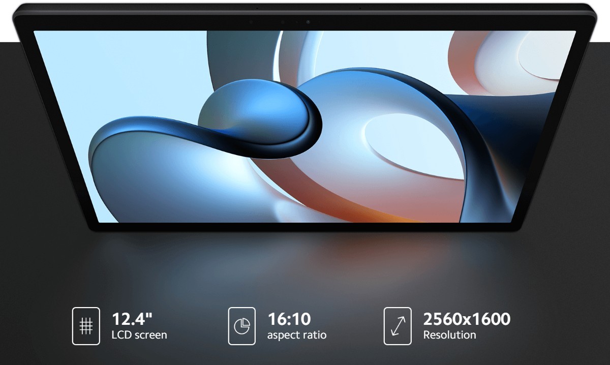 Xiaomi introduced the Book S 12.4 tablet with Windows 11 on ARM