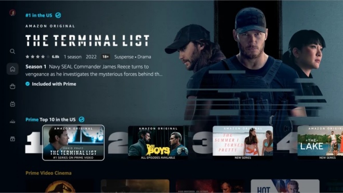 Amazon Prime Video redesigned with a better navigation menu, faster content search