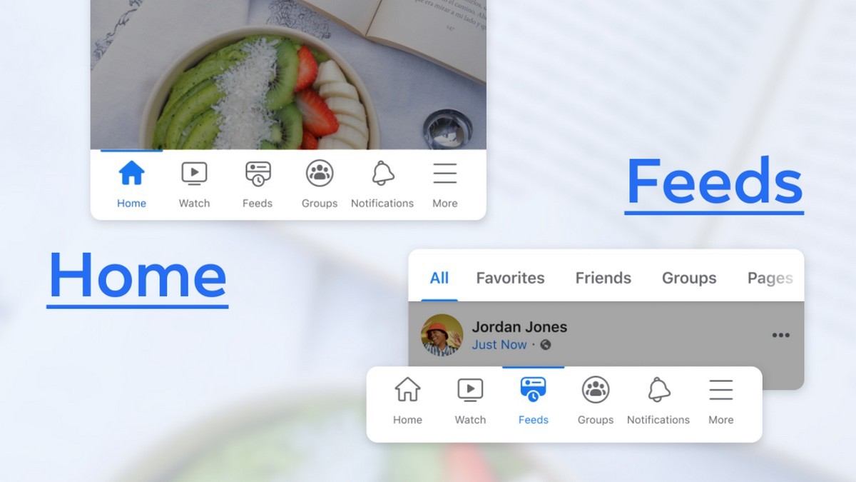 Facebook adds a new tab called Feeds which is sorted chronologically